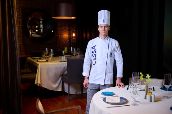 chef en restaurante