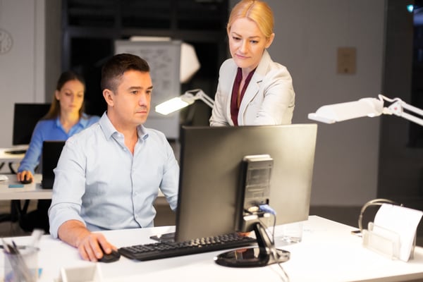 Equipo de negocios trabajando